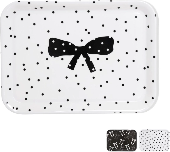 Servirni pladenj iz melamina 38 × 27,5 cm, mešani motivi