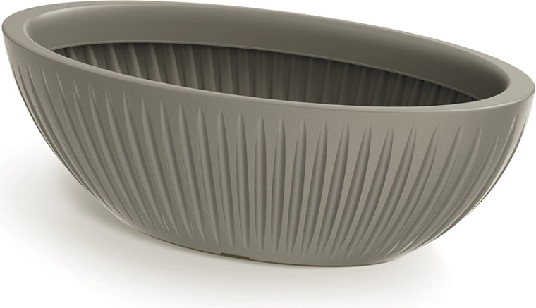 Cvetličnik Latia Oval 58 cm moka