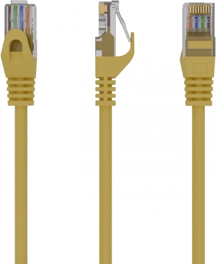 Omrežni patch kabel Cat. 6 UTP 1 m rumen