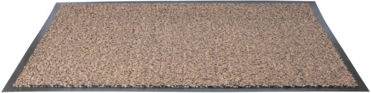 Zunanja čistilna preproga iz gume in polipropilena 60 × 90 cm, meliran barvni miks