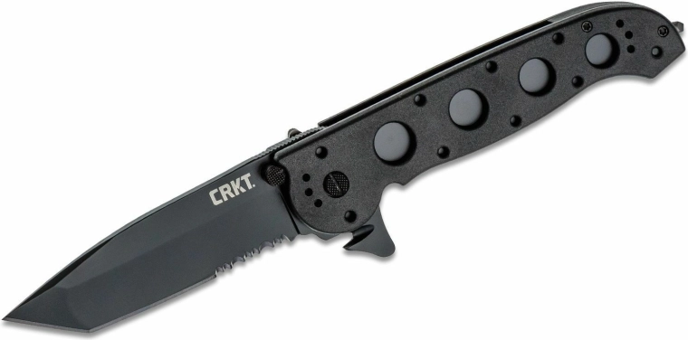 CRKT M16-14ZLEK taktični zložljiv nož Tanto Blackout, 9,5 cm, Zytel