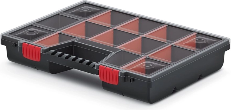 Plastični organizator NOR 39 × 29 × 6,5 cm z nastavljivimi predelki