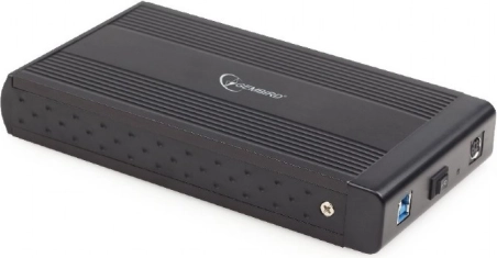 Zunanje aluminijasto ohišje za 3,5" HDD z USB 3.0, črno
