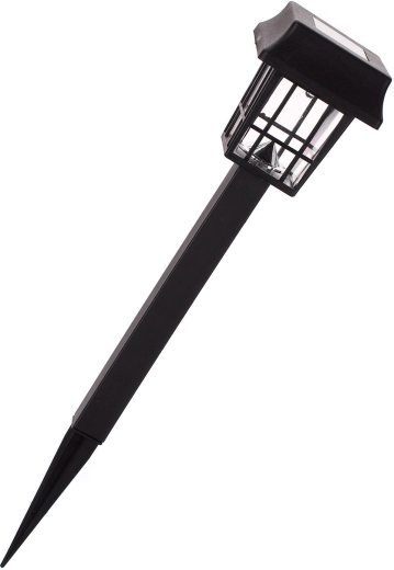 Sončna vrtna svetilka 1 LED črna