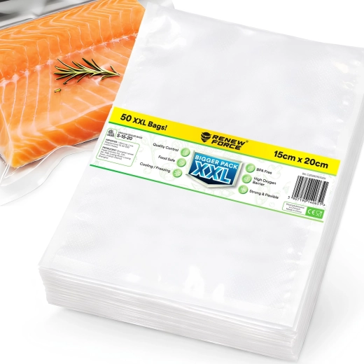 Vakuumske rebraste vrečke RENEW FORCE 15 × 20 cm, 105 µm – 1 kos
