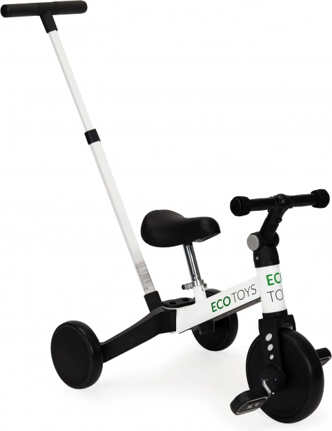 Otroška trikolesna kolesa z vodilno palico 2 v 1 ECO TOYS