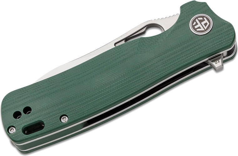 Ergonomic G10 handle and deep-carry clip