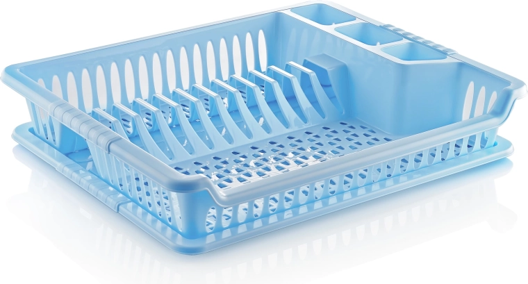 Odkapljalnik za posodo s pladnjem VIOLET