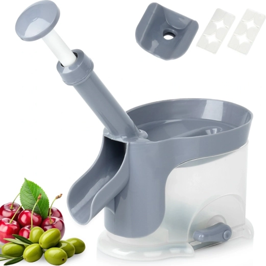 Odpeškovač za češnje in olive s priseskom, 20 × 12 × 25 cm