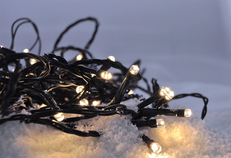 Solight LED Christmas string lights, 300 LEDs, 30 m, warm white