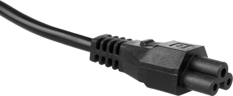 IEC C5 “cloverleaf” connector