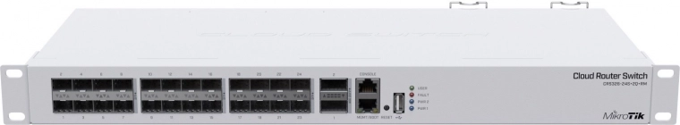 Stikalo Mikrotik CRS326-24S+2Q+RM za visokohitrostna omrežja