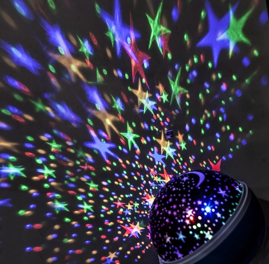 Solight LED projekcijska krogla multicolor z vrtenjem in 9 načini