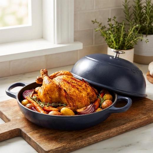 Popolnoma hrustljav kruh in sočne pečenke