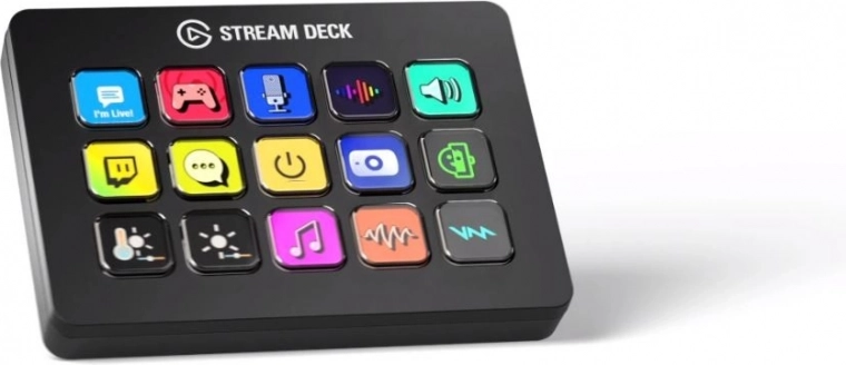 Stream Deck MK.2 nadzorni panel s 15 LCD gumbi