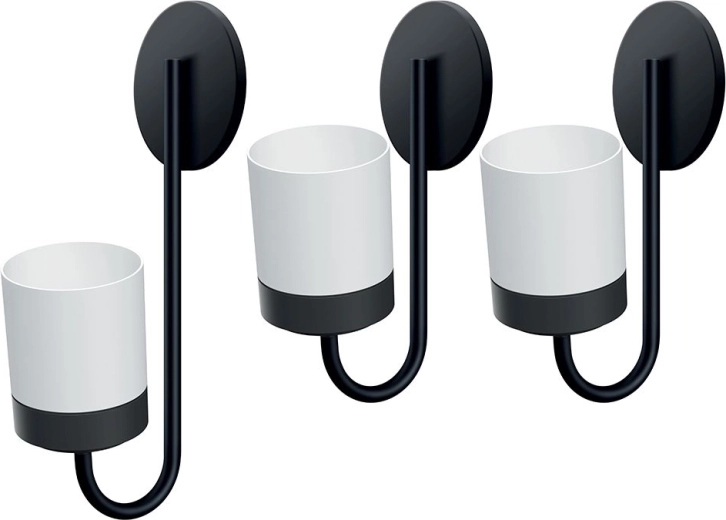 Viseči komplet stenskih cvetličnih loncev BLOOMIE Hanger, bel, 3 kosi