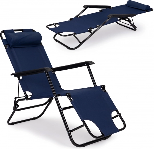 2-in-1: chair and lounger