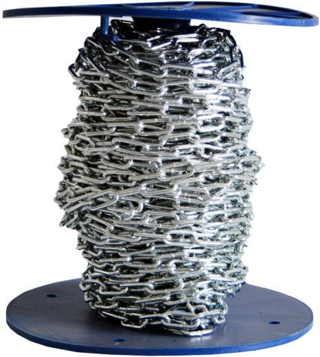 Kratkočlenkasta veriga 30 m, 2,95 mm, nosilnost 114 kg