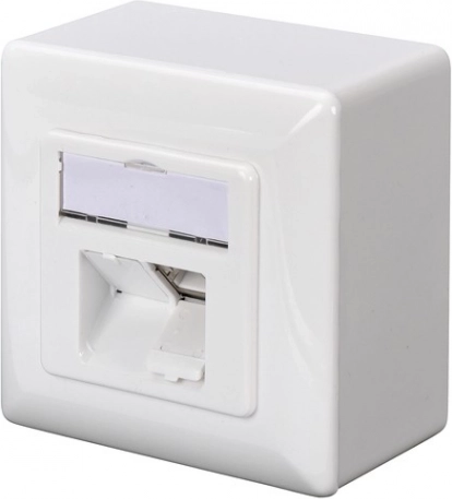 Ščitna stenska vtičnica kat.5e 2x RJ45 oklopljena