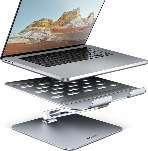 Stojalo za prenosnike AXAGON STND-LQ iz aluminija, 10-16", nastavljiv kot