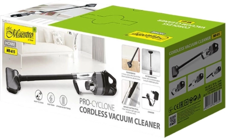 Močno sesanje 6,5 kPa in moč 100 W