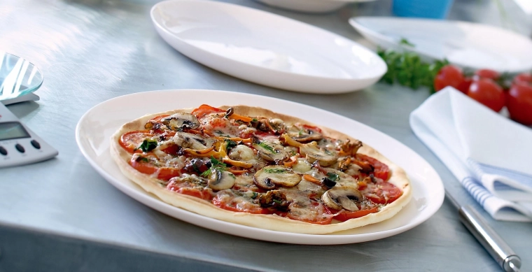 Velik premer za udobno serviranje