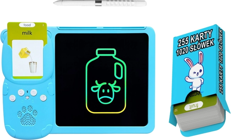 Renew Force Interactive Educational Card Reader with Drawing Tablet