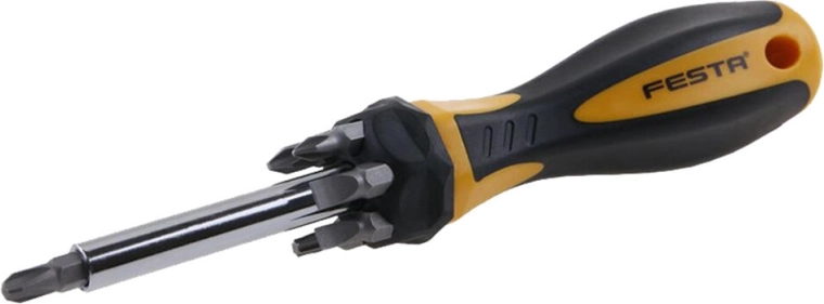 Izvijač z nastavki 7-delni set FESTA