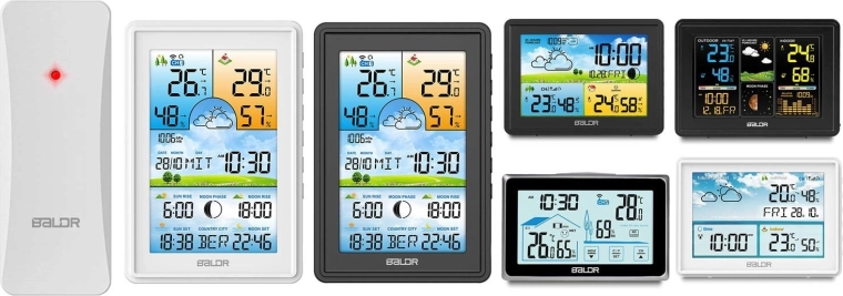 Wireless accessory for a weather station