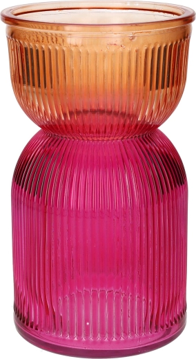 Vaza Same Duo breskovo rožnata 12 × 21 cm