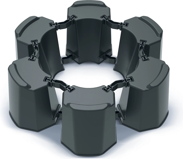 Modularna konstrukcija za različne premere sodov