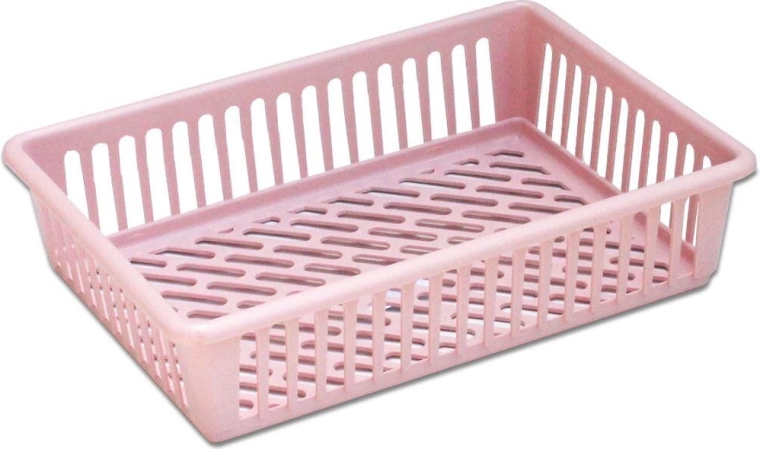 Košara HANDY mala 26 × 18,5 × 7 cm – plastična, mešanica barv