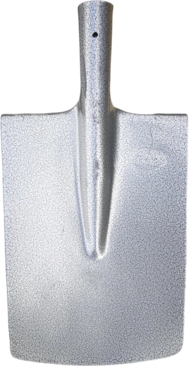 Kvadratna lopata brez ročaja s kladivčnim lakom