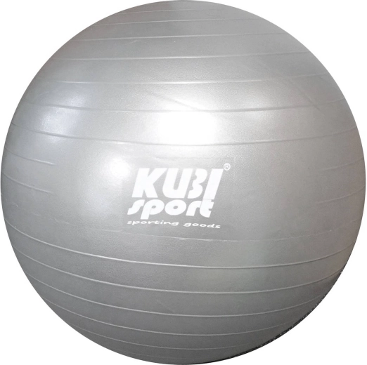 Kubisport gimnastična žoga srebrna 65 cm - 1 kos