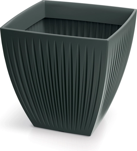 Lonček za rože Latia Square Midl 48 × 48 × 48 cm antracit