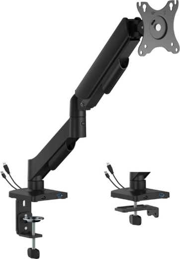 Integrated USB ports and cable management