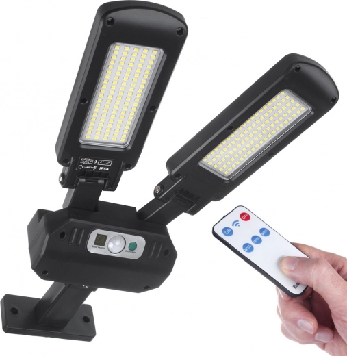 Solarna LED ulična svetilka s senzorjem gibanja in daljinskim upravljanjem