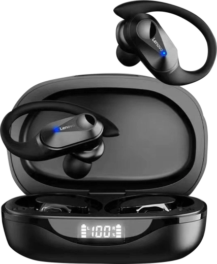 Lenovo LP75 brezžične športne slušalke Bluetooth 5.3 s kaveljčkom za uho