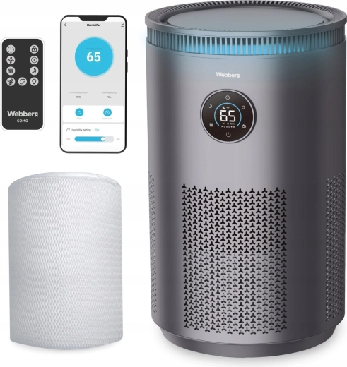 Izhlapevalni vlažilnik zraka WEBBER COMO z antibakterijskim filtrom