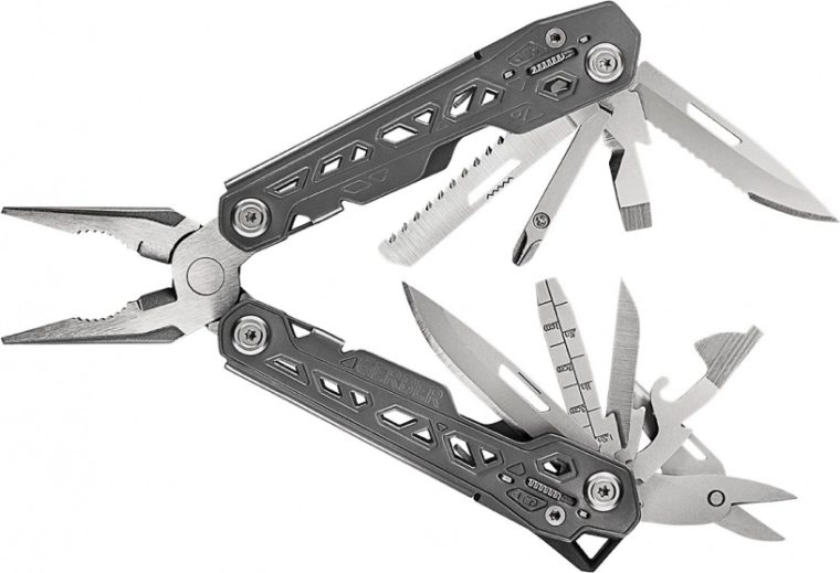 Multitool GERBER Truss, nerjaveče jeklo, 17 funkcij z etuijem