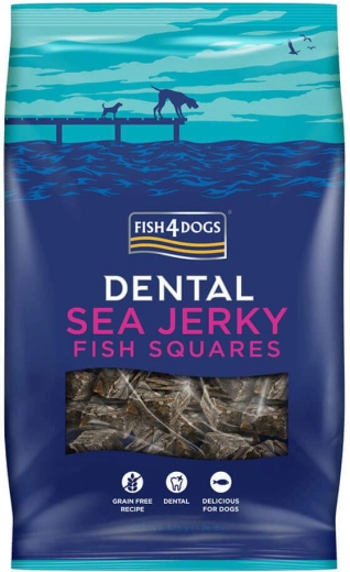 Fish4Dogs dental sea jerky ribji kvadratki za pse 575 g