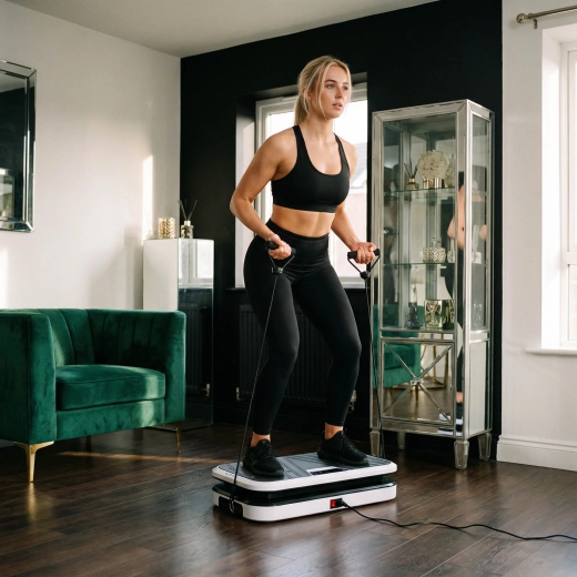 Celovita vadba z elastikami in ročaji za sklece