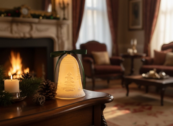 Topla ambientna svetloba za praznično udobje