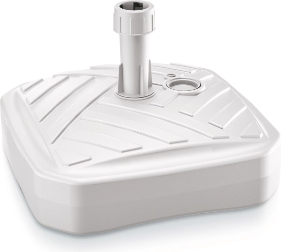 Podstavek za senčnik UMBRELLA 39 × 39 cm bel