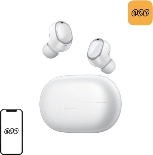 Wireless headphones QCY MeloBuds A30 white