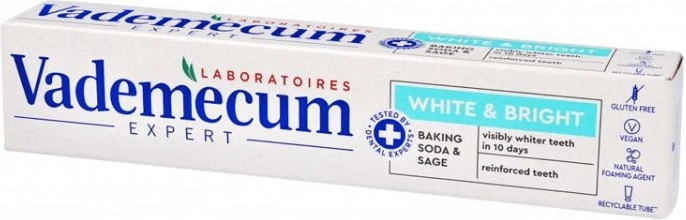 Vademecum Expert White & Bright belilna zobna pasta 75 ml