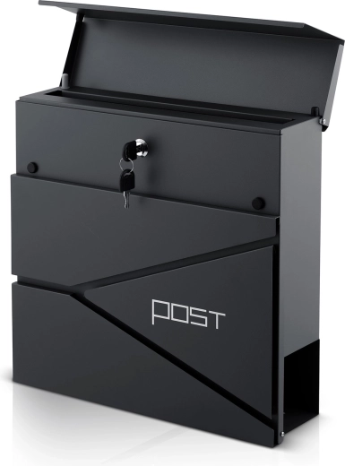 Varno shranjevanje pošte z ključavnico in 2 ključema