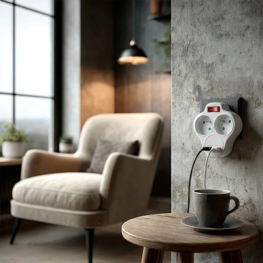 Multiple sockets in one place