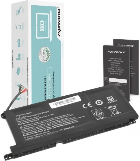 Baterija Movano PG03XL za prenosnike HP 15-dh, 15-ec, 15-dk in 16-a (4150 mAh / 47 Wh)