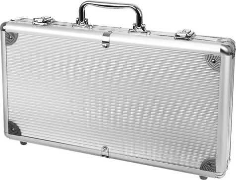 Durable aluminum case with locking